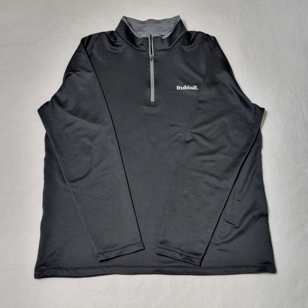 Nike Golf Dri Fit Mens XL Polo Shirt Long Sleeve Black Tour Performance Thick